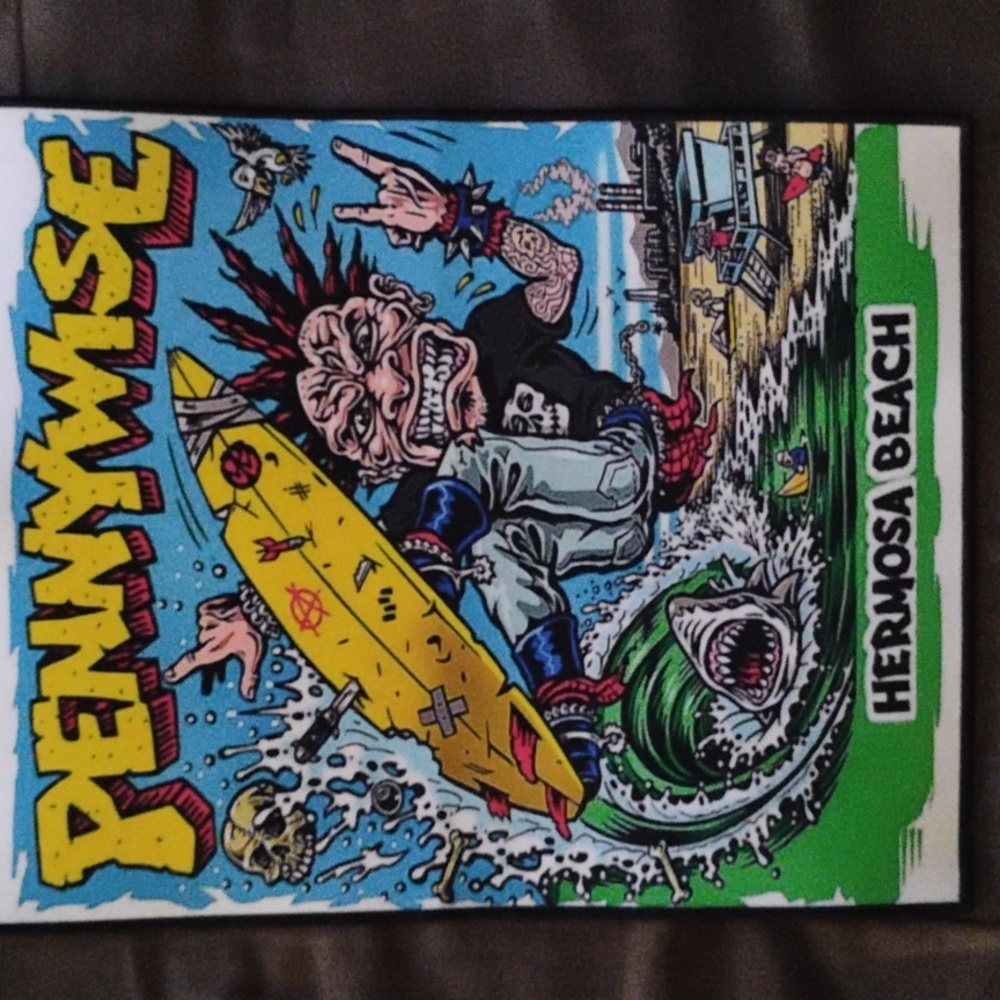 PENNYWISE  - rare Large back patch for jacket sew on or flannel size  12 x 14